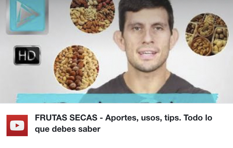 FRUTAS SECAS – Aportes, usos, tips. Todo lo que debes saber